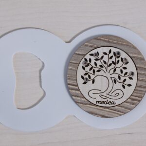 Apribottiglie legno e metallo