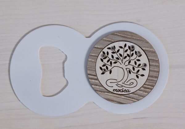 Apribottiglie legno e metallo